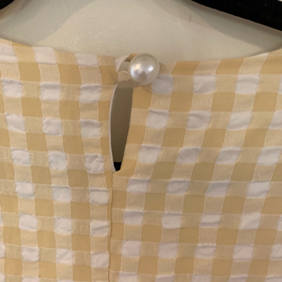 Zadie B’s cream checked dress 2x - Picture 7 of 7